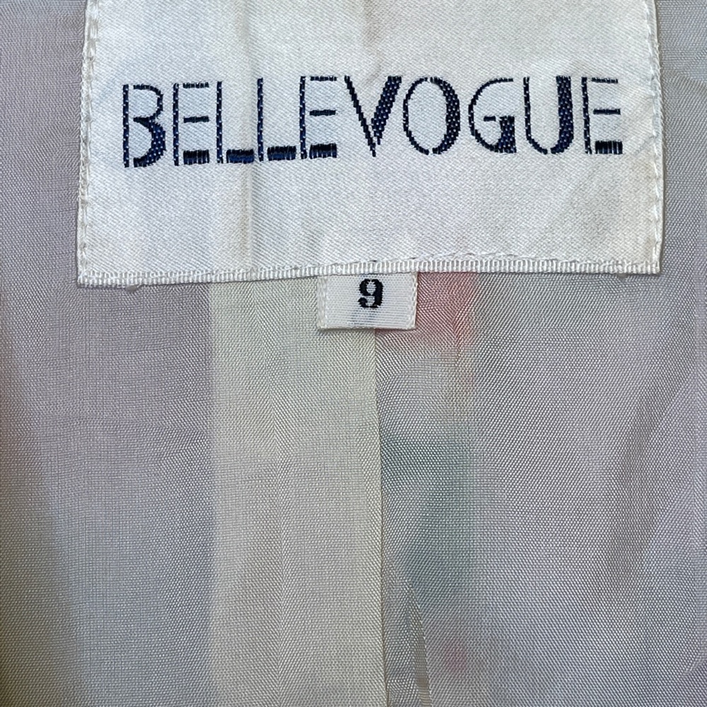 BELLE VOGUE | VTG Rare Floral Pattern Side Tie Lounge Blazer Jacket - Picture 13 of 14